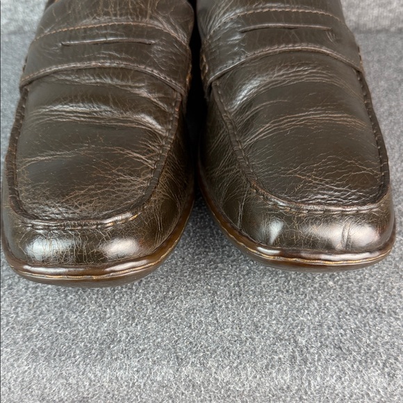 Born Leather Penny Loafers Brown Men's 12 Slip- On Casual Comfort - Picture 4 of 13